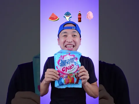 Makan Lolipop Korea sesuai Emoji🍭 #asmr #mukbang #makansesuaiemoji #videomakan #videolucu
