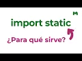 What is the purpose of importing static