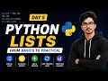 Python Lists Explained for Beginners Day 5