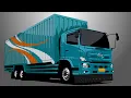 Lagu cara membuat vector truck tam cargo di android | tutorial infinite design