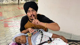 ਬੇਬੇ ਨਾਲ ਕੀਤਾ ਨਕਲੀ ਸੱਪ ਵਾਲਾ ਪ੍ਰੈਂਕ (Prank)😲🐍 Fake Snake Prank With Family 😂 | Harman khosa | 