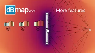 More features of dBmap net Noise Mapping Tool