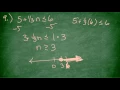 Solving Inequalities Worksheet