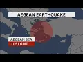 Download Lagu Earthquake hits Greece and Turkey bringing deaths and floods (Aegean) - ITV News - 30th October 2020