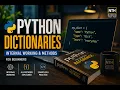Python Dictionaries Masterclass for Beginners HashMap Internals Methods