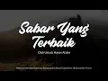 Download Lagu story wa islami,bersabar dalam menghadapi cobaan