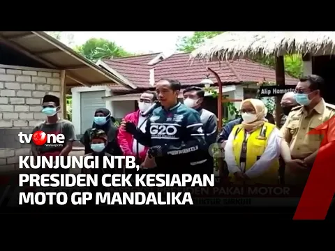 Inspeksi Presiden Jokowi, Cek Kesiapan Jelang MotoGP