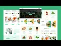 Responsive Grocery Store Website Design Using HTML - CSS