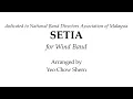 Download Lagu [MIDI] Setia for Wind Band, arranged by YEO Chow Shern