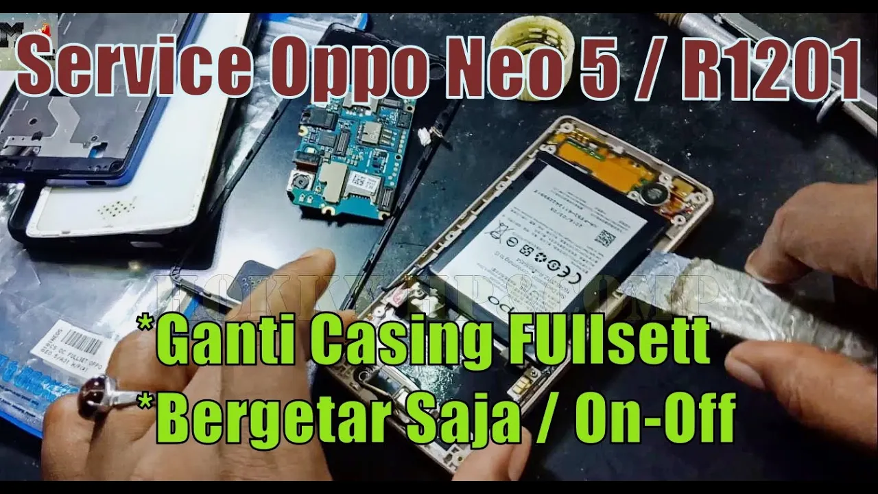 Ganti frame oppo neo 5 2015 - oppo 1201. 
