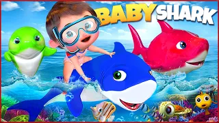 Baby Shark’s Seaside Adventure | Kids Nursery Rhyme | Kids Songs | Banana Cartoon #nurseryrhymes