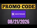PROMO CODE Hostinger Coupon Code August 2026 - Hostinger Discount Code Promo Code