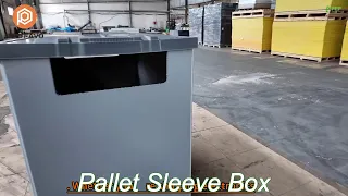 1200x800mm storage container shipping boxes plastic packaging pallet sleeve box