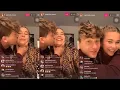 GABRIELLE MOSES WITH NEW BOYFRIEND LUKE Live on instagram