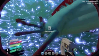 Subnautica - Scanning a Reaper Leviathan
