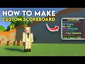 How to Make a Custom Scoreboard in Minecraft