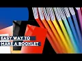 How to make a Booklet Easy for School Students DIY Craft Creative Handwork For Projects
