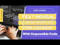 Responsive Slow-Mo Text Reveal Animation Effect HTML CSS GSAP