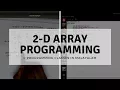 Basic Two Dimensional Array Concepts in C C Programming classes in Malayalam Part 10