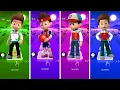 Lagu Ryder Paw Patrol VS Marshall VS Rubble Paw Patrol VS Paw Patrol - Tiles Hop EDM Rush