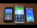 Samsung Galaxy Note 2+S2 ANDROID 11\u0026S2 android 7 Incoming call \u0026 Outgoing call at the Same Time