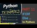 If Elif Else in Python - Python For Dummies Part 11