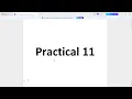 Advanced Java Programming Exp 11