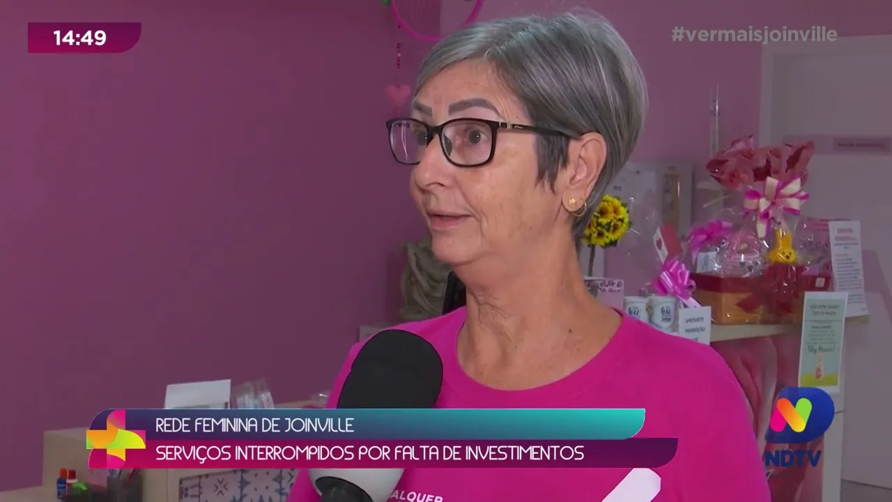 Rede feminina de Joinville: serviços interrompidos por falta de investimentos
