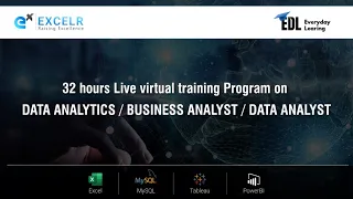 Data Analyst EDL Program - Excel Day 2 ExcelR