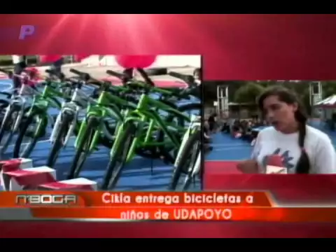 Cikla entrega bicicletas a niños de UDAPOYO