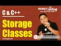 Storage Class Concept auto register static extern storage class Tutorial -