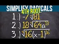 Simplify the 4th Root 3 Examples