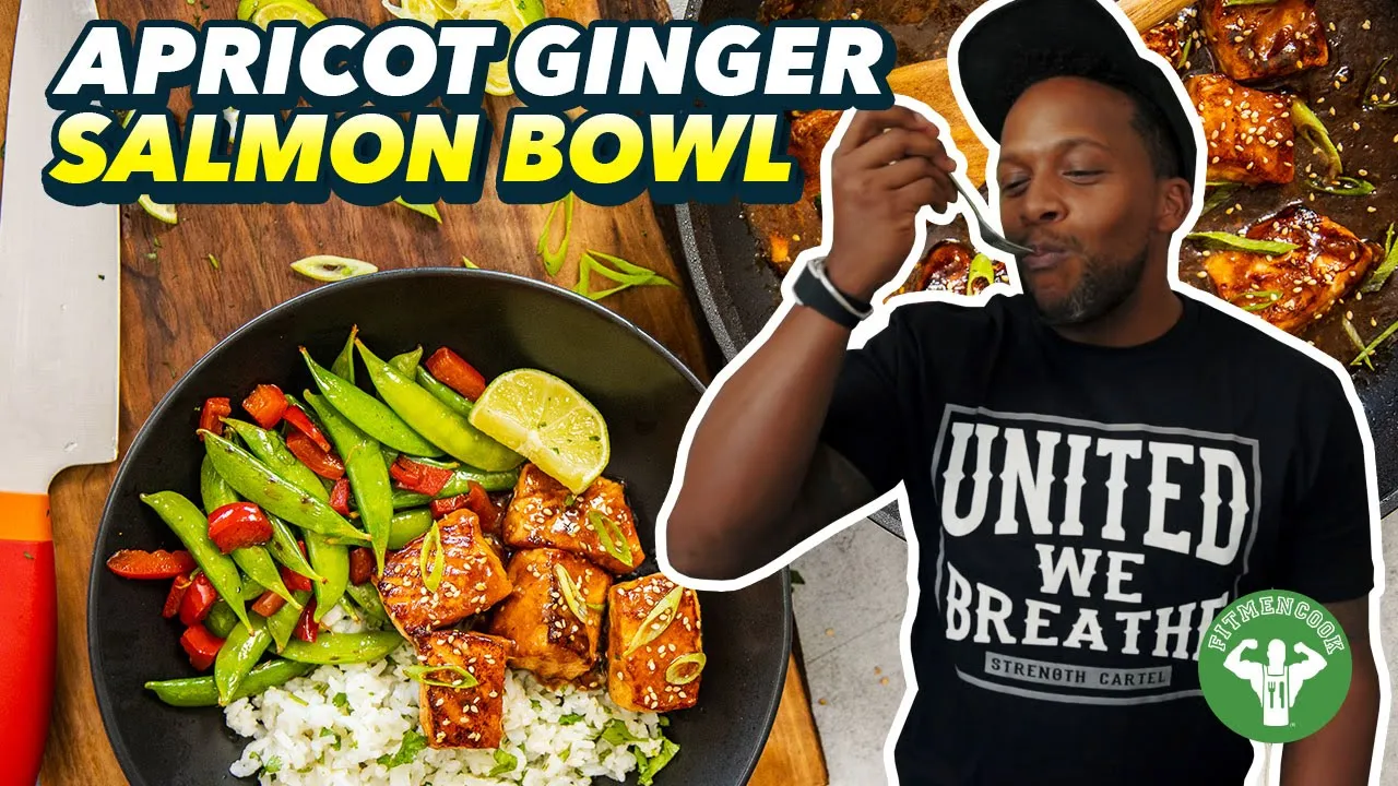 Weeknight Recipe - Apricot Ginger Salmon Nugget Bowl