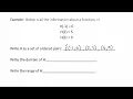 How Function Notation Relates to Ordered Pairs 11 5 3