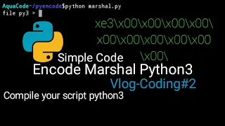 Encode Marshal Python3