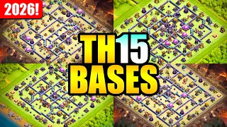 NEW BEST TH15 Base Layouts 2026 Clashiversary Edition Links Clash of Clans