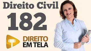 Direito Civil - Aula 182 -  Diferença Entre Prescrição e Decadência - Diferença Conceitual