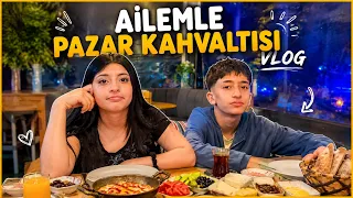 AİLEMLE PAZAR KAHVALTISI HAFTA SONU VLOG.!!!
