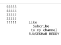 C Practical and Assignment Programs-Pattern Printing 7 Pattern in C programming