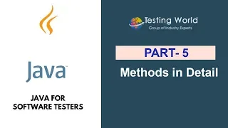 Java for Software Testers Methods in Detail