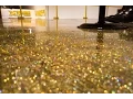 Gold Glitter Metallic Epoxy Floor Application