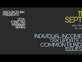Iowa Tax Webinar Iowa Individual Income Tax Filing Issues