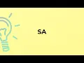 What is the meaning of the word SA