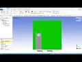 Fluent 2D Flow Simulation of Air flow over a whole stationary cylinder