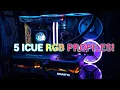 iCUE PROFILES How to get ALL CORSAIR RGBs to SYNC