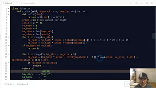 28 Implement strStr English Easy