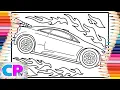 Hot Wheels Coloring Car -