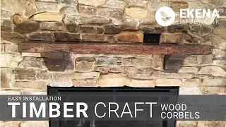Ekena Millwork Corbels Rustic Wood