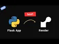 How to Deploy Backend on Render for Free Deploy a Flask App