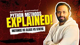 Python in Malayalam - Ep 12 Instance Class Static Methods Explained Simply